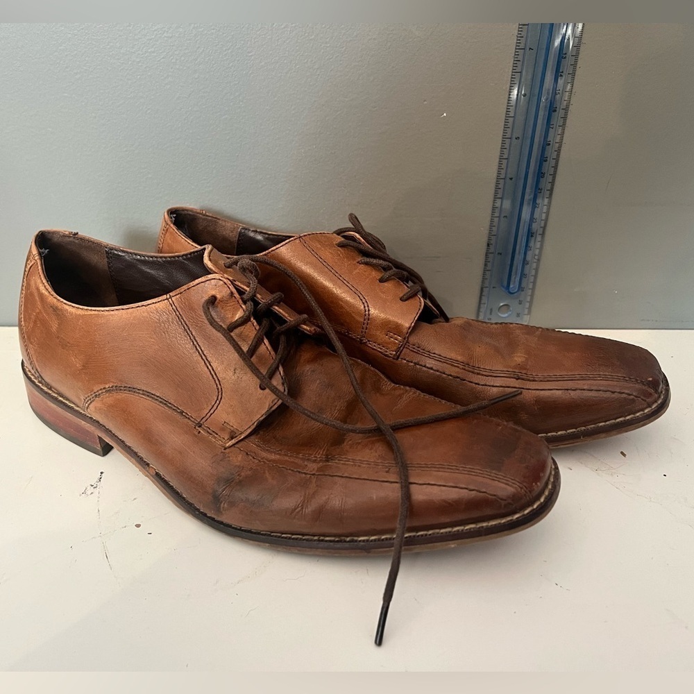 Florsheim Oxford Dress Shoes Men's Size 10 , Brown Leather